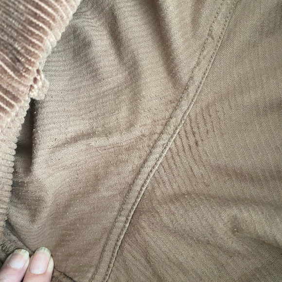 Lucy & Yak Ziggy Flared Leg Corduroy Trousers, Brown , Flower Power,size 16-18 - Picture 10 of 12